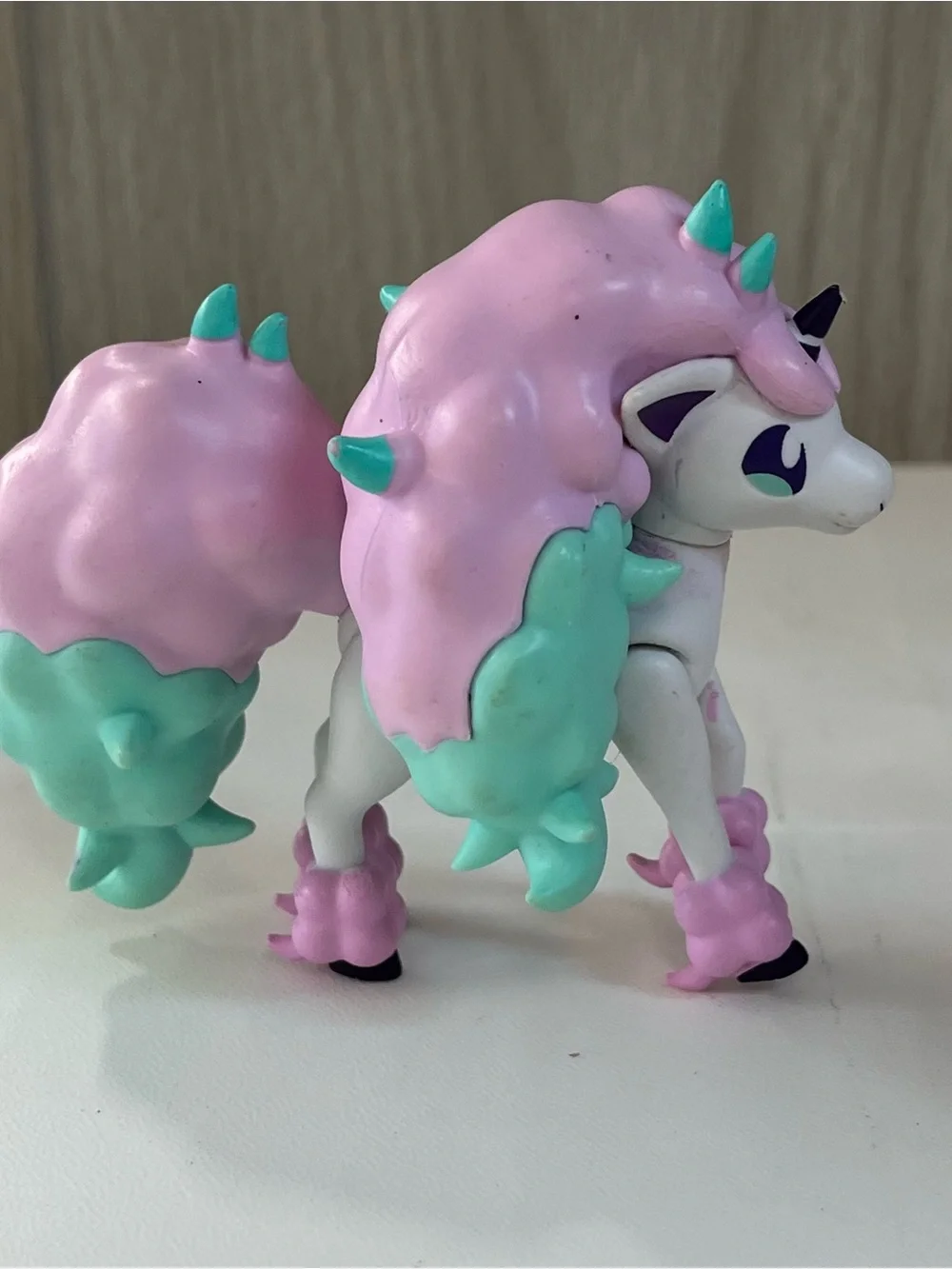 Pokemon Galarian Ponyta Battle Figure Moveable 2021 Jazwares